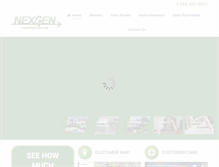 Tablet Screenshot of nexgenconstruction.com